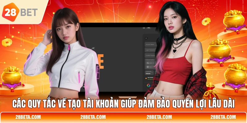 Các quy tắc về tạo tài khoản giúp đảm bảo quyền lợi lâu dài