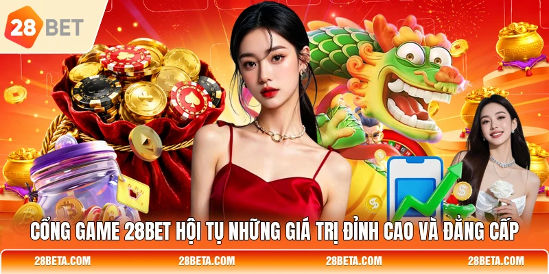 Cổng game 28BET  hội tụ những giá trị đỉnh cao và đẳng cấp