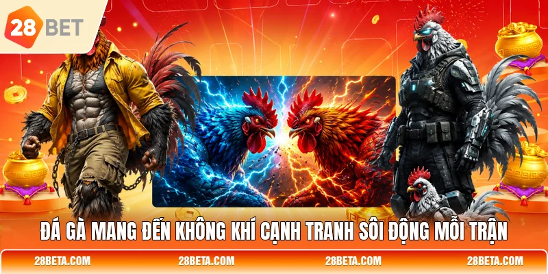 da ga mang den khong khi canh tranh soi dong moi tran Đá gà mang đến không khí cạnh tranh sôi động mỗi trận