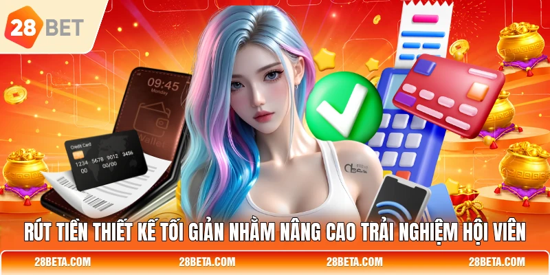 Rút tiền thiết kế tối giản nhằm nâng cao trải nghiệm hội viên