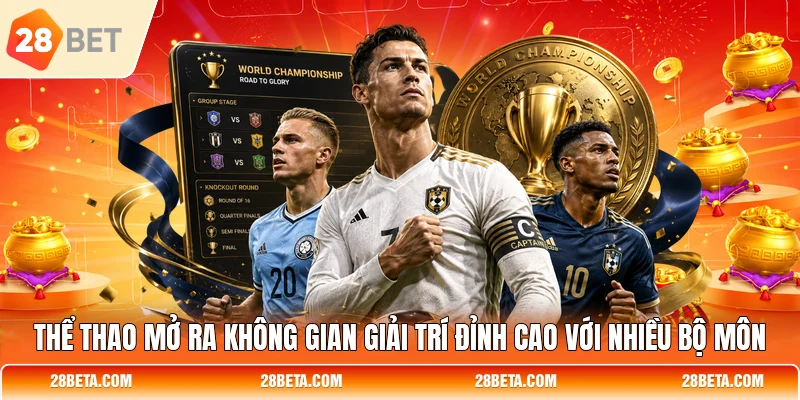 Thể thao mở ra không gian giải trí đỉnh cao với nhiều bộ môn